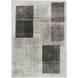 Piper Looms Chantille Geometric ACN2112 Ivory Machine Washable Area Rug main image