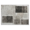 Piper Looms Chantille Geometric ACN2112 Ivory Machine Washable Area Rug Scatter Main Image