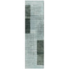 Piper Looms Chantille Geometric ACN2112 Teal Machine Washable Area Rug Runner Main Image