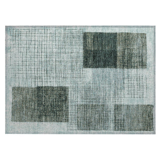 Piper Looms Chantille Geometric ACN2112 Teal Machine Washable Area Rug Scatter Main Image