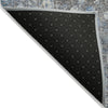Piper Looms Chantille Abstract ACN2113 Blue Machine Washable Area Rug Backing Image