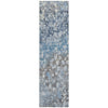Piper Looms Chantille Abstract ACN2113 Blue Machine Washable Area Rug Runner Main Image