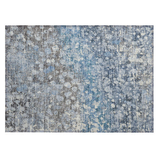 Piper Looms Chantille Abstract ACN2113 Blue Machine Washable Area Rug Scatter Main Image