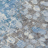 Piper Looms Chantille Abstract ACN2113 Blue Machine Washable Area Rug Swatch Image