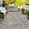 Piper Looms Chantille Abstract ACN2113 Putty Machine Washable Area Rug Outdoor Lifestyle Image Feature