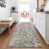 Piper Looms Chantille Abstract ACN2113 Putty Machine Washable Area Rug Runner Lifestyle Image Feature
