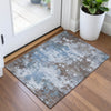 Piper Looms Chantille Abstract ACN2114 Brown Machine Washable Area Rug Scatter Lifestyle Image Feature