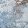 Piper Looms Chantille Abstract ACN2114 Brown Machine Washable Area Rug Swatch Image