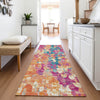 Piper Looms Chantille Abstract ACN2115 Blush Machine Washable Area Rug Runner Lifestyle Image Feature