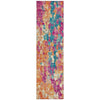 Piper Looms Chantille Abstract ACN2115 Blush Machine Washable Area Rug Runner Main Image
