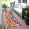 Piper Looms Chantille Abstract ACN2115 Blush Machine Washable Area Rug Runner Outdoor Lifestyle Image Feature
