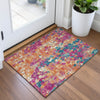 Piper Looms Chantille Abstract ACN2115 Blush Machine Washable Area Rug Scatter Lifestyle Image Feature