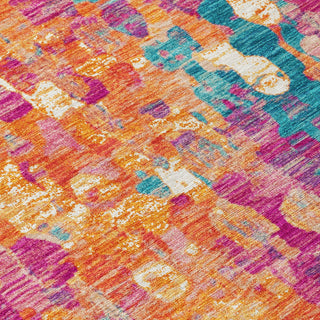 Piper Looms Chantille Abstract ACN2115 Blush Machine Washable Area Rug Swatch Image