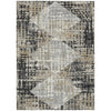 Piper Looms Chantille Geometric ACN2116 Black Machine Washable Area Rug main image