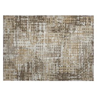 Piper Looms Chantille Geometric ACN2116 Brown Machine Washable Area Rug Scatter Main Image