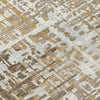 Piper Looms Chantille Geometric ACN2116 Brown Machine Washable Area Rug Swatch Image