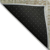 Piper Looms Chantille Geometric ACN2116 Fern Machine Washable Area Rug Backing Image