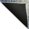 Piper Looms Chantille Geometric ACN2116 Navy Machine Washable Area Rug Backing Image