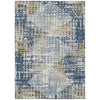 Piper Looms Chantille Geometric ACN2116 Navy Machine Washable Area Rug main image