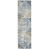 Piper Looms Chantille Geometric ACN2116 Navy Machine Washable Area Rug Runner Main Image