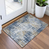 Piper Looms Chantille Geometric ACN2116 Navy Machine Washable Area Rug Scatter Lifestyle Image Feature
