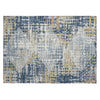 Piper Looms Chantille Geometric ACN2116 Navy Machine Washable Area Rug Scatter Main Image