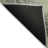 Piper Looms Chantille Abstract ACN2117 Aloe Machine Washable Area Rug Backing Image