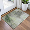 Piper Looms Chantille Abstract ACN2117 Aloe Machine Washable Area Rug Scatter Lifestyle Image Feature