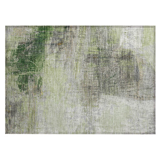 Piper Looms Chantille Abstract ACN2117 Aloe Machine Washable Area Rug Scatter Main Image
