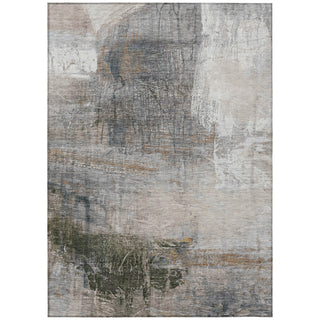 Piper Looms Chantille Abstract ACN2117 Putty Machine Washable Area Rug main image