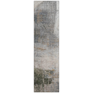 Piper Looms Chantille Abstract ACN2117 Putty Machine Washable Area Rug Runner Main Image