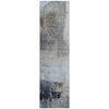 Piper Looms Chantille Abstract ACN2117 Sky Machine Washable Area Rug Runner Main Image