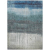 Piper Looms Chantille Abstract ACN2118 Blue Machine Washable Area Rug main image