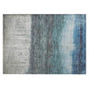 Piper Looms Chantille Abstract ACN2118 Blue Machine Washable Area Rug Scatter Main Image