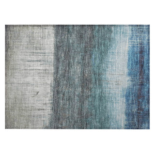 Piper Looms Chantille Abstract ACN2118 Blue Machine Washable Area Rug Scatter Main Image