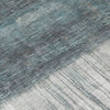 Piper Looms Chantille Abstract ACN2118 Blue Machine Washable Area Rug Swatch Image