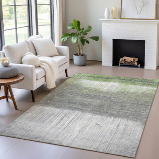 Piper Looms Chantille Abstract ACN2118 Fern Machine Washable Area Rug Lifestyle Image Feature