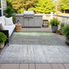 Piper Looms Chantille Abstract ACN2118 Fern Machine Washable Area Rug Outdoor Lifestyle Image Feature