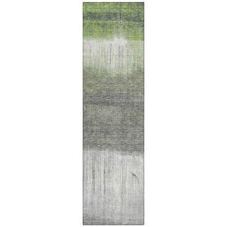 Piper Looms Chantille Abstract ACN2118 Fern Machine Washable Area Rug Runner Main Image