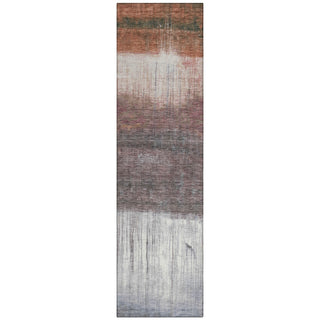Piper Looms Chantille Abstract ACN2118 Paprika Machine Washable Area Rug Runner Main Image