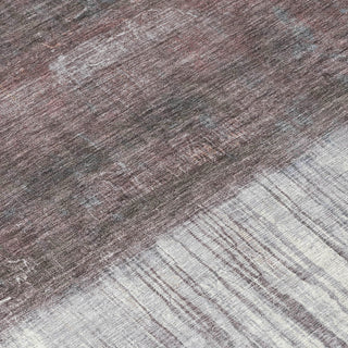 Piper Looms Chantille Abstract ACN2118 Paprika Machine Washable Area Rug Swatch Image