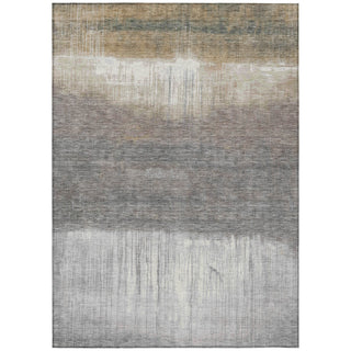 Piper Looms Chantille Abstract ACN2118 Taupe Machine Washable Area Rug main image
