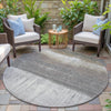 Piper Looms Chantille Abstract ACN2118 Taupe Machine Washable Area Rug Round Outdoor Lifestyle Image Feature