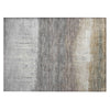 Piper Looms Chantille Abstract ACN2118 Taupe Machine Washable Area Rug Scatter Main Image