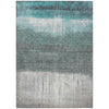 Piper Looms Chantille Abstract ACN2118 Teal Machine Washable Area Rug main image