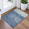 Piper Looms Chantille Abstract ACN2119 Navy Machine Washable Area Rug Scatter Lifestyle Image Feature