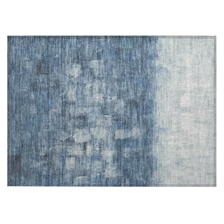Piper Looms Chantille Abstract ACN2119 Navy Machine Washable Area Rug Scatter Main Image