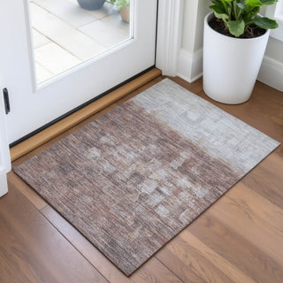 Piper Looms Chantille Abstract ACN2119 Paprika Machine Washable Area Rug Scatter Lifestyle Image Feature