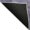 Piper Looms Chantille Abstract ACN2119 Purple Machine Washable Area Rug Backing Image