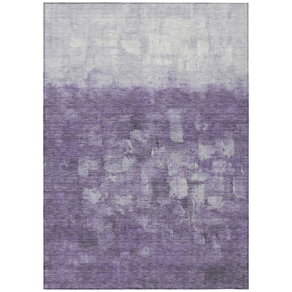Piper Looms Chantille Abstract ACN2119 Purple Machine Washable Area Rug main image